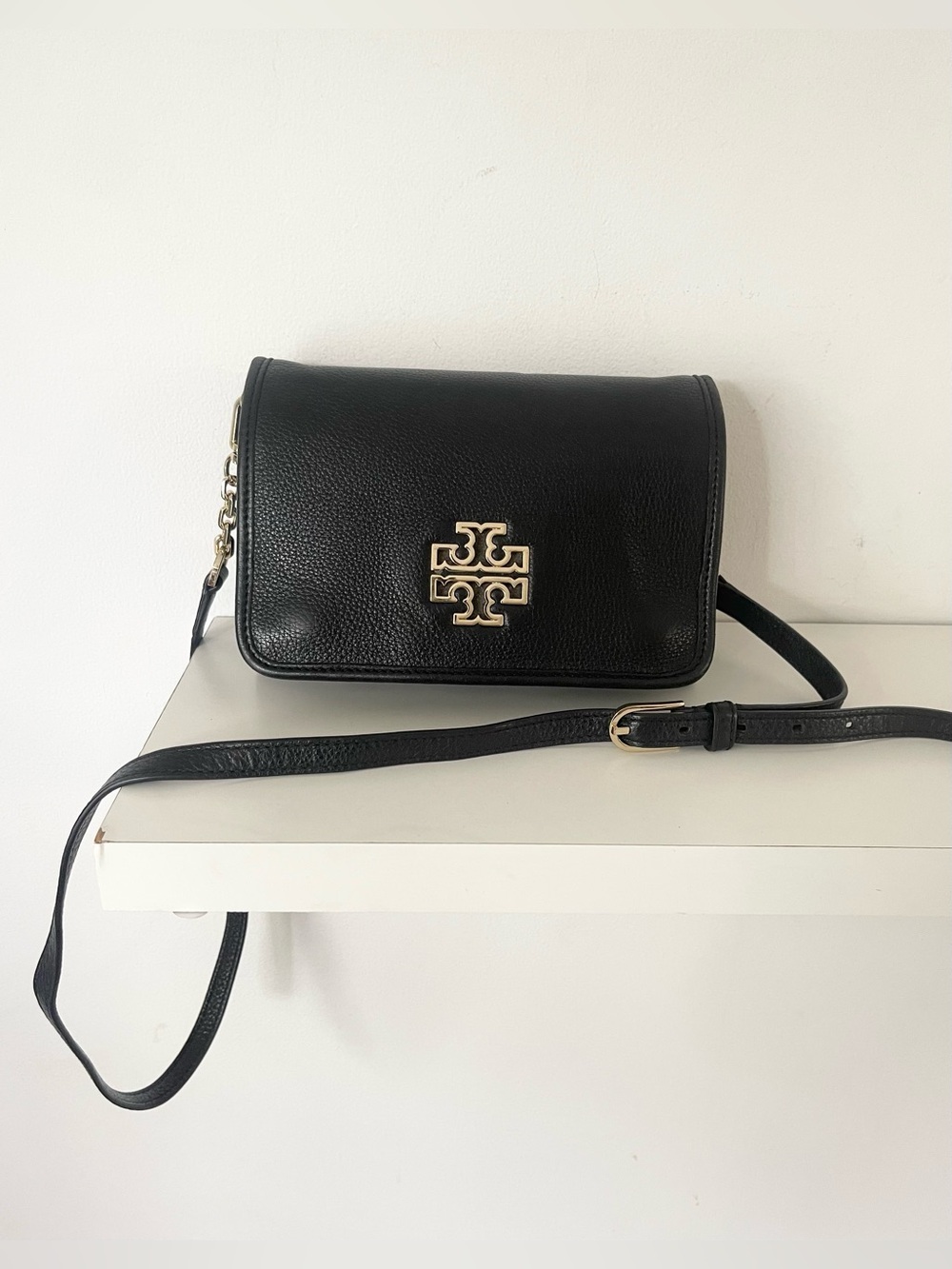 Tory Burch Britten Black Crossbody Bag